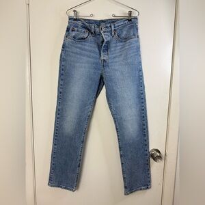 Levi’s big E reproduction button fly 501 straight blue jeans 30